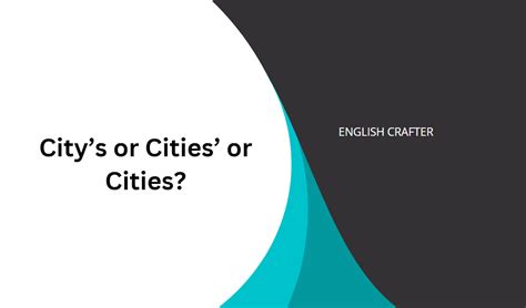 cities plural